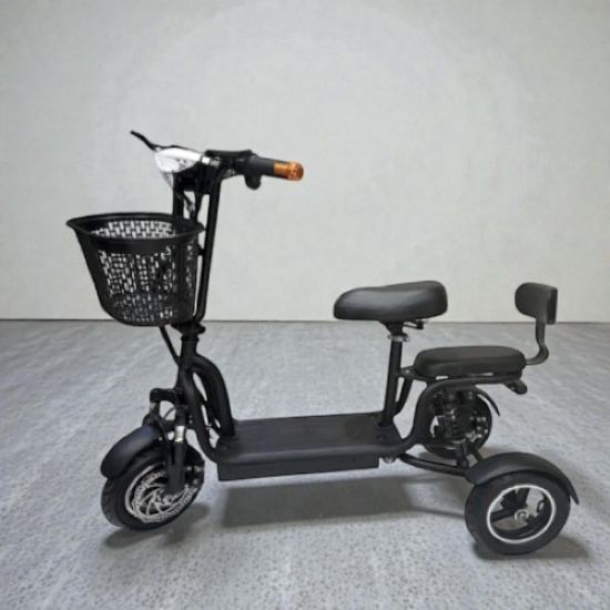 صورة سكوتر أبو سلة 3 كفرات 800 واط – مع مساعدات خلفية وسلة أمامية